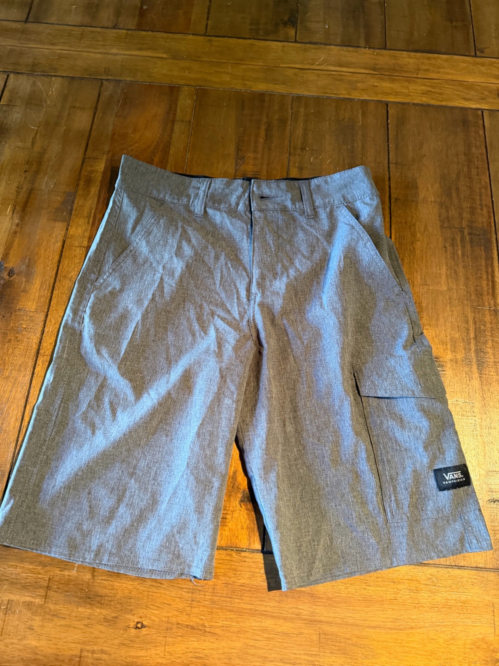Vans Gray Cargo Kids Shorts